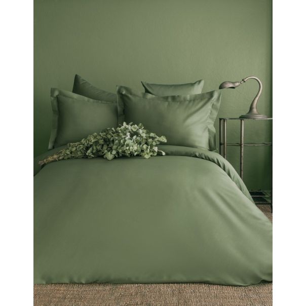 DEKOR DOM Komplet posteljina 160x200cmIssimo saten Family - Simply satin, zelena - 042459-1