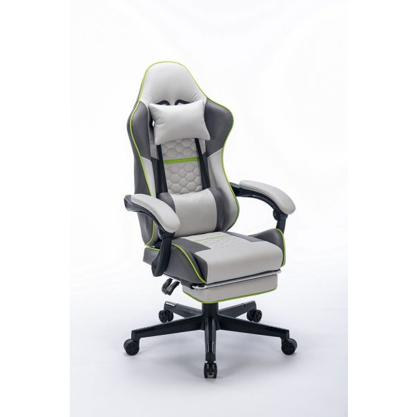 ePlayGame Gejmerska stolica HC-4095 FABRIC-LGS, svetlo siva - HC-4095 FABRIC-LGS