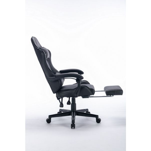 ePlayGame Gejmerska stolica HC-4095 FABRIC-BS, crna - HC-4095 FABRIC-BS