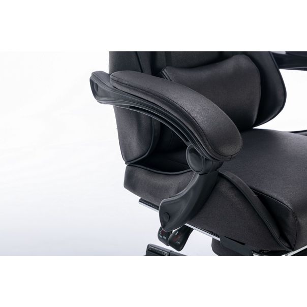 ePlayGame Gejmerska stolica HC-4095 FABRIC-BS, crna - HC-4095 FABRIC-BS