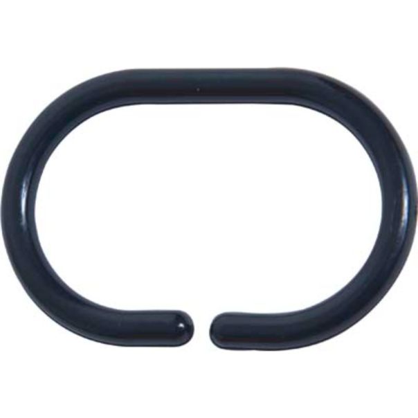 TENDANCE Alke za zavesu set 12/1 4x6cm pp crna - 2200103