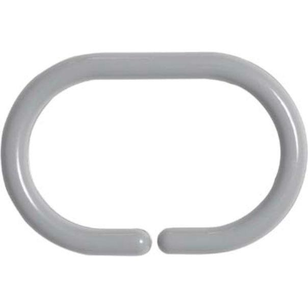 TENDANCE Alke za zavesu 12/1 4x6cm pp siva - 2200182