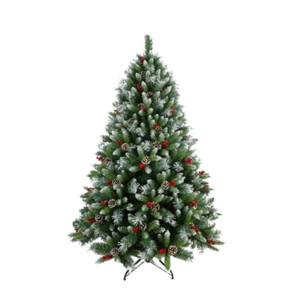 LEMON PLANET Novogodišnja jelka sa šišarkama i bobicama 150cm - 220027-1