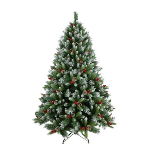 LEMON PLANET Novogodišnja jelka sa šišarkama i bobicama 180cm - 220028-1
