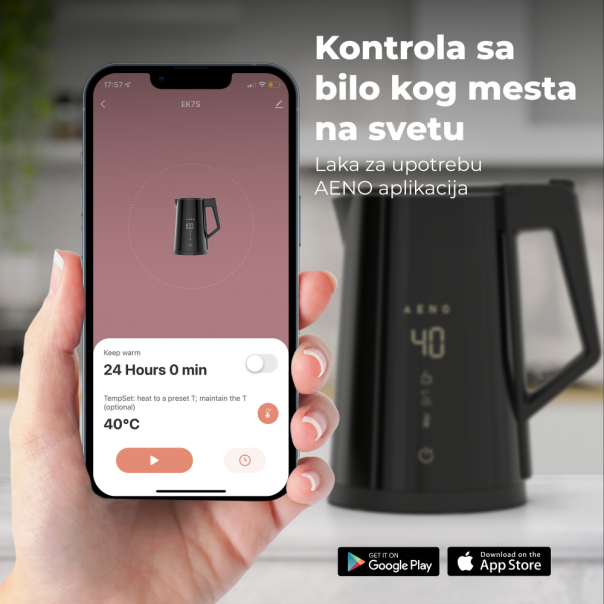 Kuvalo za vodu Aeno EK8S Smart belo - EP2843469