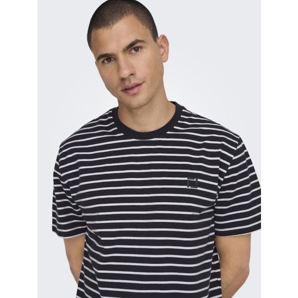 ONLY & SONS Muška plava majica henry - EP3082147