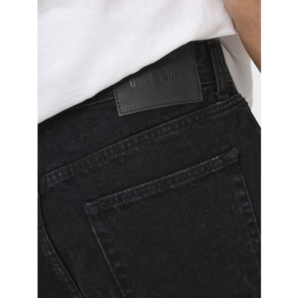 ONLY & SONS Muški crni šorts fade - EP3081934