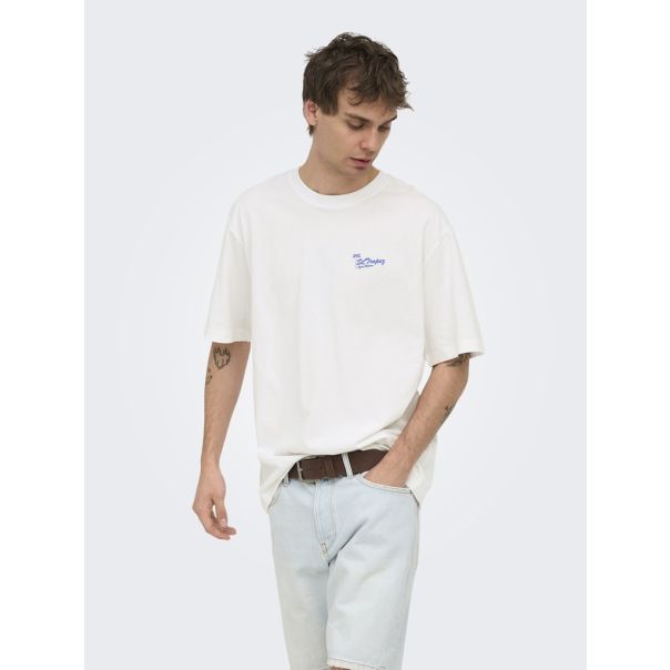 ONLY & SONS Muška bela majica milo - EP3082066