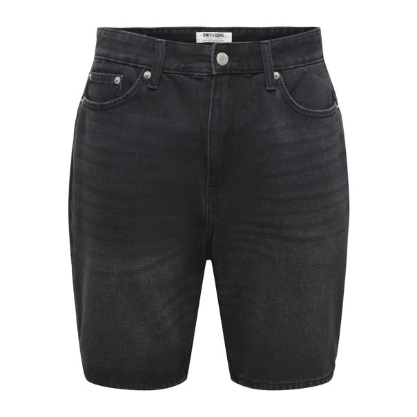 ONLY & SONS Muški crni šorts fade - EP3081991