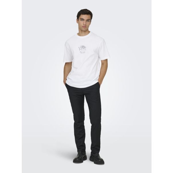 ONLY & SONS Muška bela majica fred - EP3082246