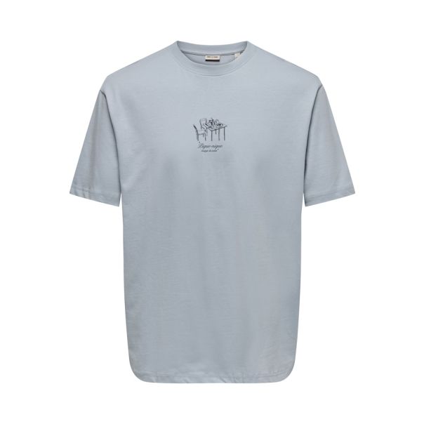 ONLY & SONS Muška plava majica fred - EP3082243