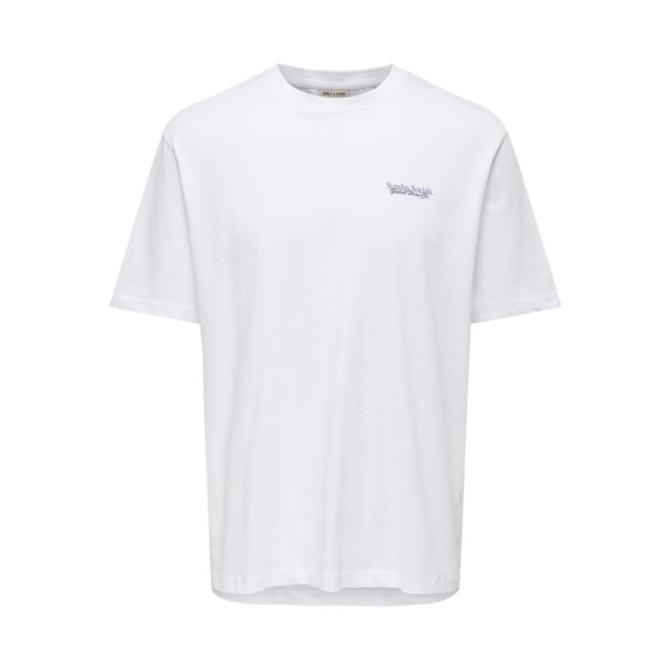 ONLY & SONS Muška bela majica fred - EP3082249