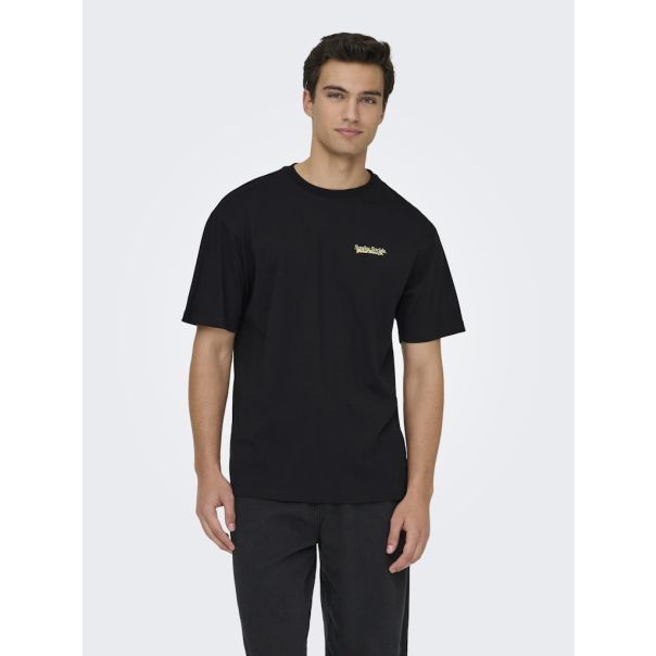 ONLY & SONS Muška crna majica fred - EP3082240