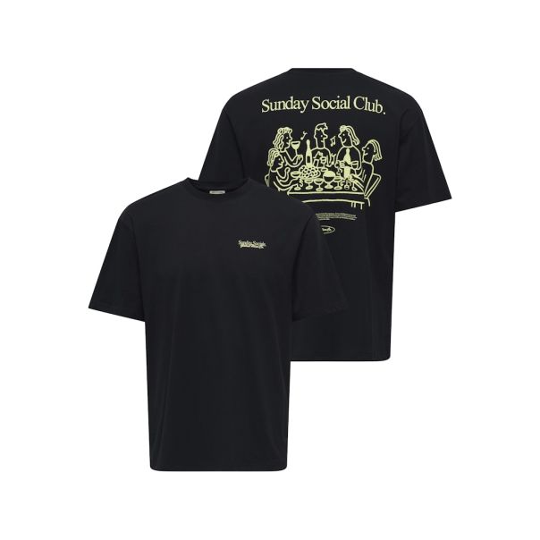 ONLY & SONS Muška crna majica fred - EP3082240