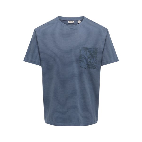 ONLY & SONS Muška plava majica fred - EP3082021