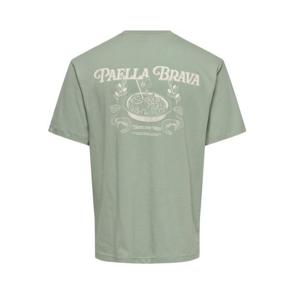 ONLY & SONS Muška zelena majica chef - EP3082294