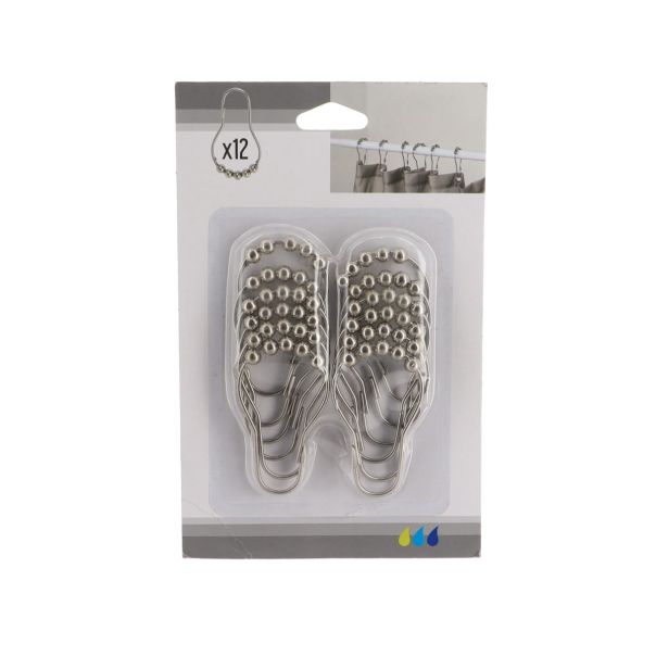 TENDANCE Set alkica za tuš zavesu 12/1, hrom - 220399