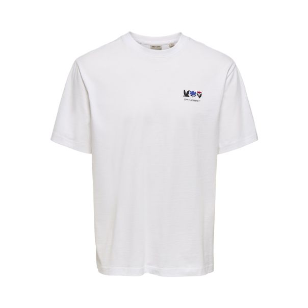 ONLY & SONS Muška bela majica fred - EP3082126
