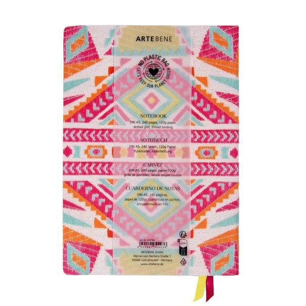 Artebene notes A5 120L tačkice Summer - 73079