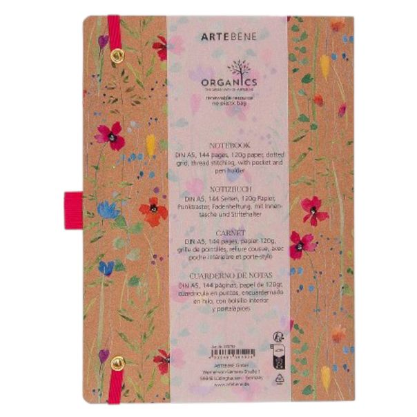 Artebene notes A5 72L tačkice - 73088