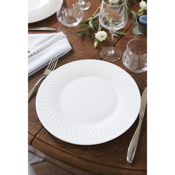 LUMINARC Tanjir plitki Alizee perle beli 28cm 1/1 - 212190