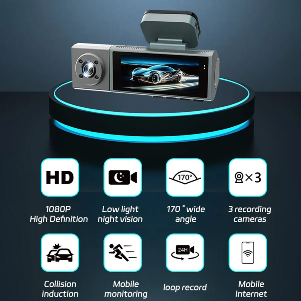 Kamera za Auto DashCam WDR BlackBox JWD 1080P crna - EP2842140