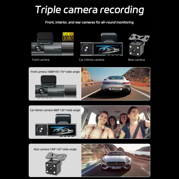 Kamera za Auto DashCam WDR BlackBox JWD 1080P crna - EP2842140