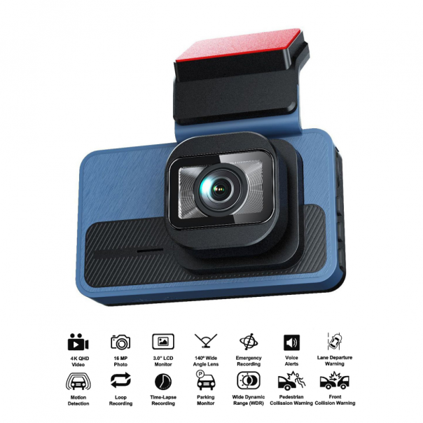 Kamera za Auto DashCam Pro JWD 4K crna - EP2848798