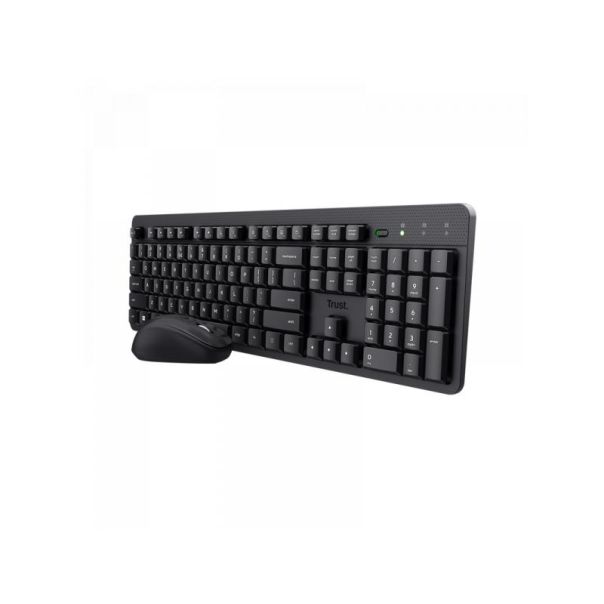 TRUST Bežićna tastatura i miš Ody II Silent SRB, crna - 25366-1