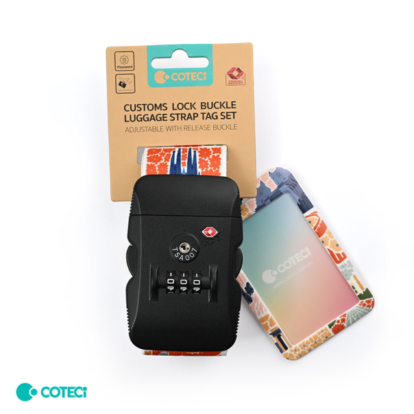 Sigurnosna traka za kofer sa sifrom Coteci World Landmarks - EP2838837