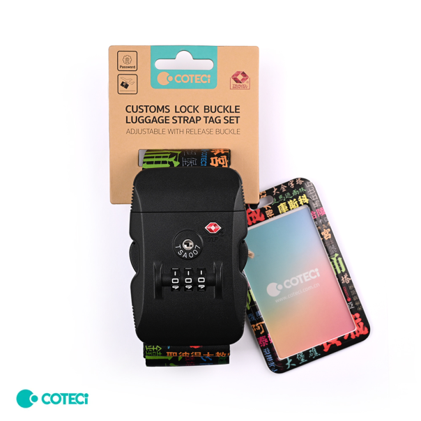 Sigurnosna traka za kofer sa sifrom Coteci Text Landmarks - EP2848838