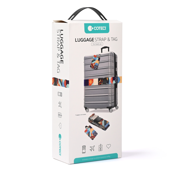 Sigurnosna traka za kofer Coteci siva - EP2843212