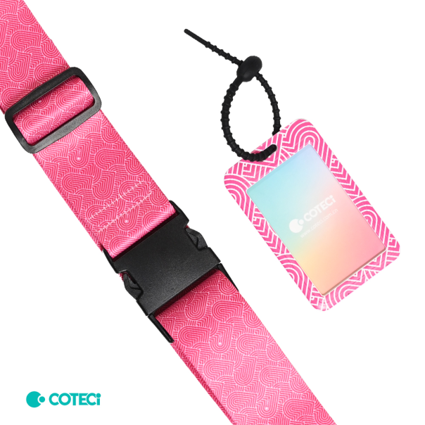 Sigurnosna traka za kofer Coteci roze - EP2850386