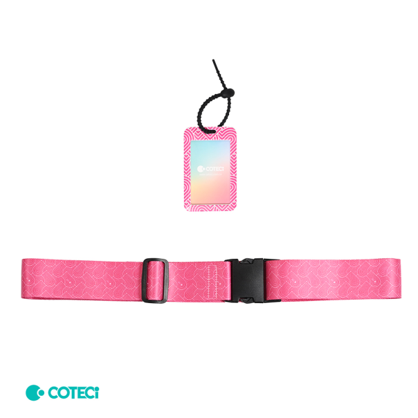 Sigurnosna traka za kofer Coteci roze - EP2850386