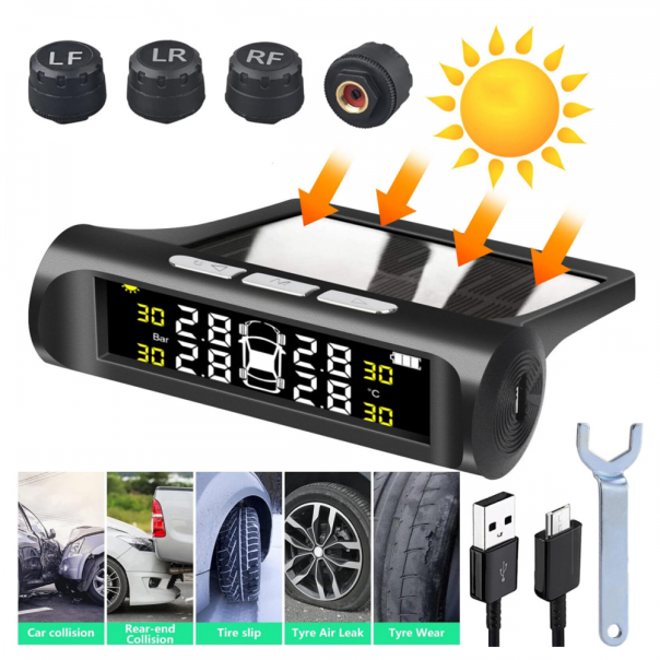 Merac pritiska u gumama JWD solarni - EP2838106