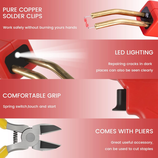 Set za popravku auto branika i plasticnih komponenti JWD crveni - EP2851254