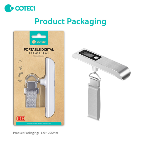 Digitalna vaga rucna za merenje prtljaga Coteci TR-010 crna - EP2851314