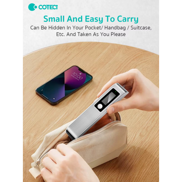 Digitalna vaga rucna za merenje prtljaga Coteci TR-010 bela - EP2837192