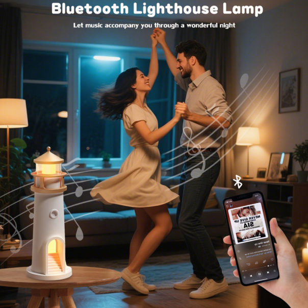 LED ambient lampa Svetionik sa BT zvucnikom JWD, daljinskim upravljac - EP2848940