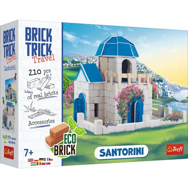 TREFL Kreativni set Brick Trick - Santorini, 210 delova - 981243-T61611