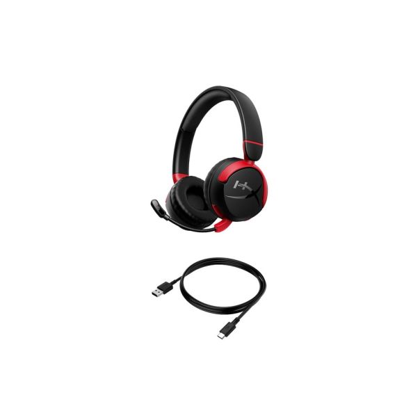 HYPERX Bežične gaming slušalice Cloud Mini, crna/crvena - 7G8F1AA