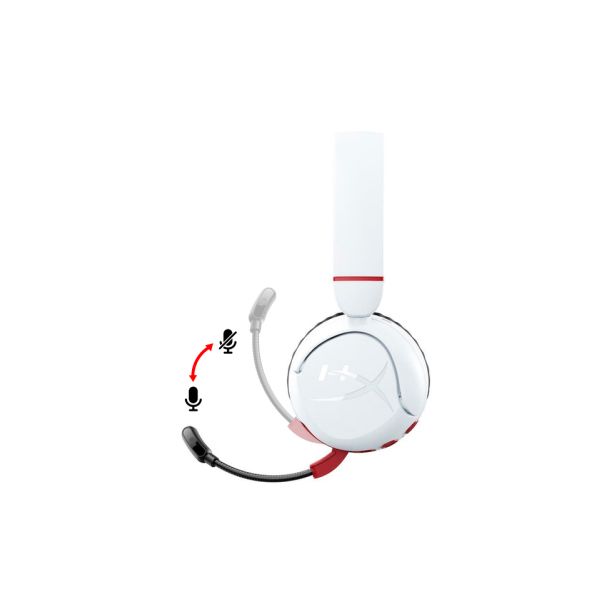 HYPERX Bežične gaming slušalice Cloud Mini, bela - 7G8F2AA