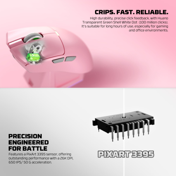 Miš Wireless Gaming Fantech WG13S Tanto S crni - 222632