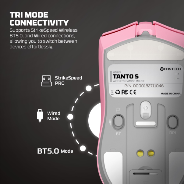 Miš Wireless Gaming Fantech WG13S Tanto S Space Edition - 222633