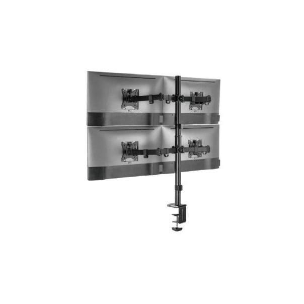 S-BOX Stoni nosač za 4 monitora 17''-32'' LCD 352/4-2, crna - 222771
