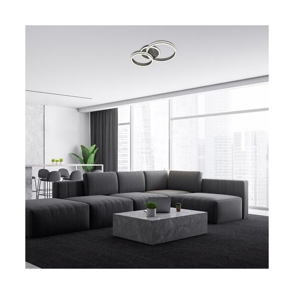 Rabalux Plafonjera Avalon LED 50W brušeni aluminijum (2229) - 2229-1