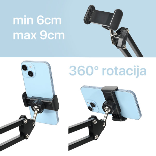 Desktop držač za mobilni telefon J4 crni - EP2850117