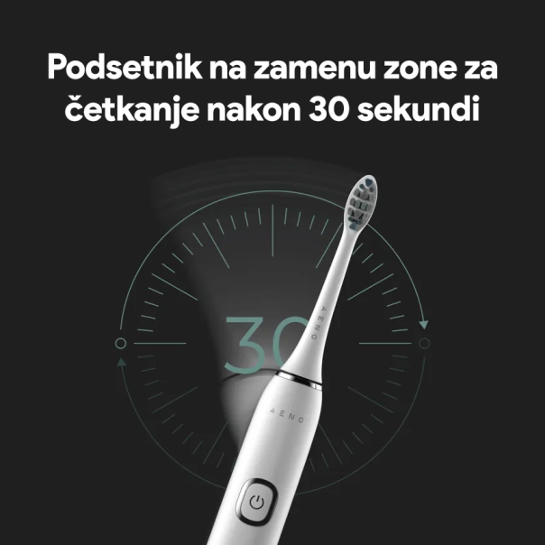 Elektricna cetkica Aeno DB3 bela - EP2845987