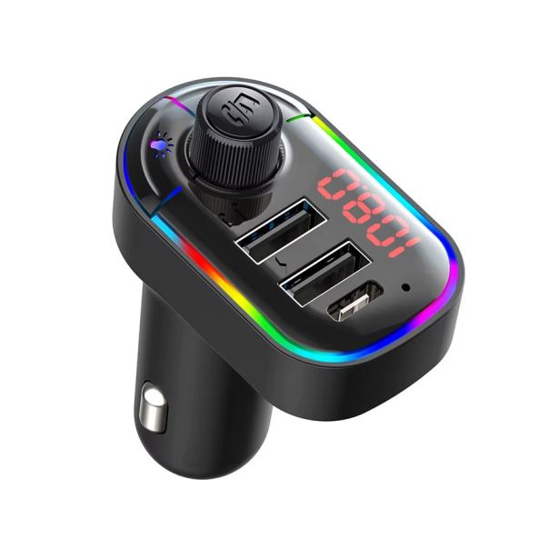FM transmiter C12 USB PD Bluetooth 5.0 12-24V handsfree crni - EP2877018