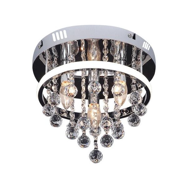 Rabalux Plafonjera Pallas LED 20+ E14 3x MAX 40W hrom (2236) - 2236
